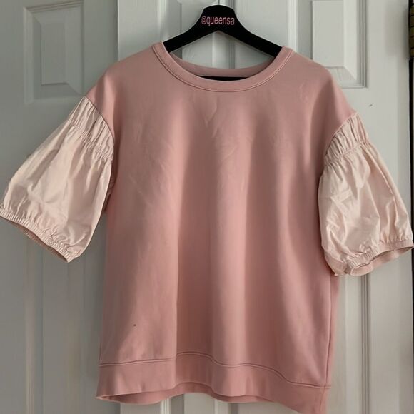 Free Assembly Smocked Square Shoulder Top Size XL - Picture 1 of 8